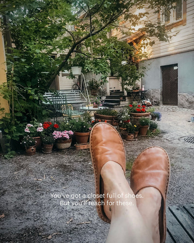 TerraStep™ Fawn Leather Slippers