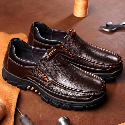 HeritageStride™ Leather Slip-On Dress Shoes