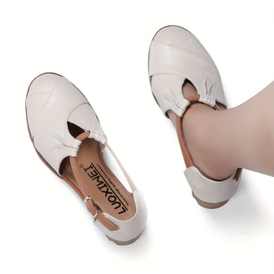 LUOXIWEI™ Roman Elegance Closed-Toe Sandals
