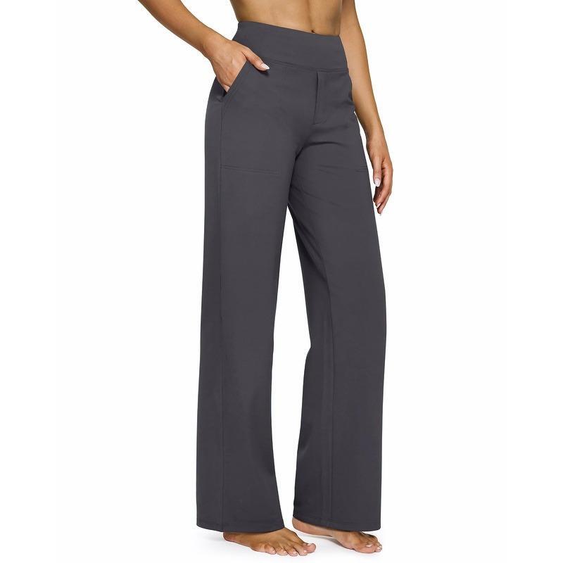 EleganceFlex™ – Women’s High-Waist Wide Leg Pants