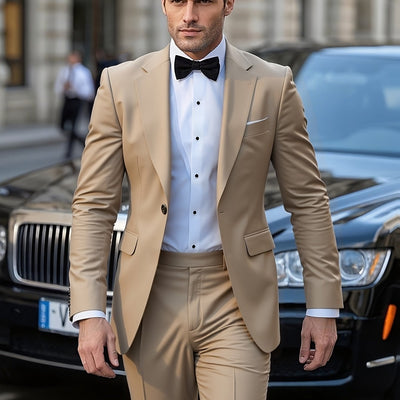 Vercello™ | Men’s 2-Piece Formal Suit Set