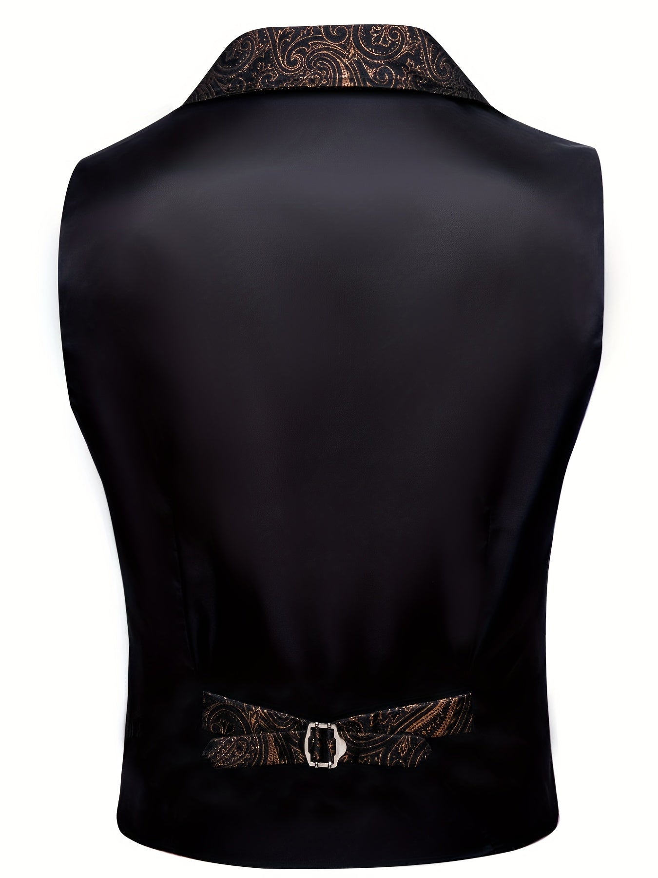 VictorianElegance™ Green Satin Jacquard Waistcoat