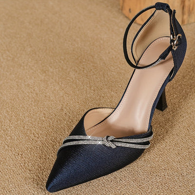 DazzleStep™ Buckle Strap High Heels