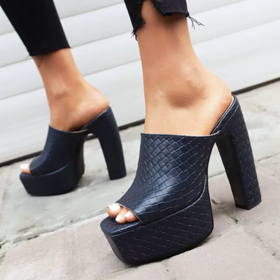 Brooke | Leather Platform Sandals