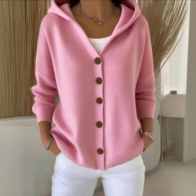 Hooded Breeze™ Cozy Knit Cardigan