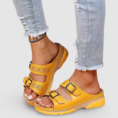 Tamsin - Double Knot Wedge Orthopedic Sandals