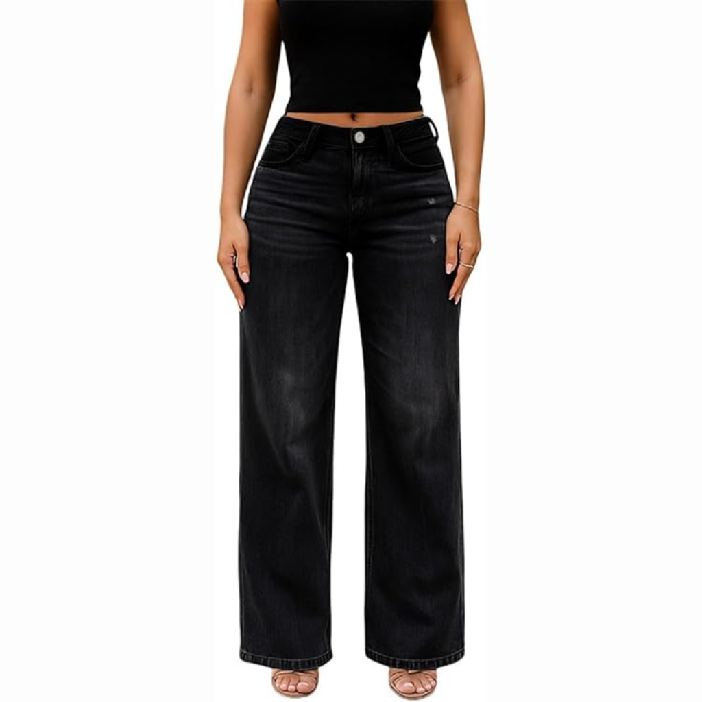 Breylen™ Wide-Leg Stretch Jeans