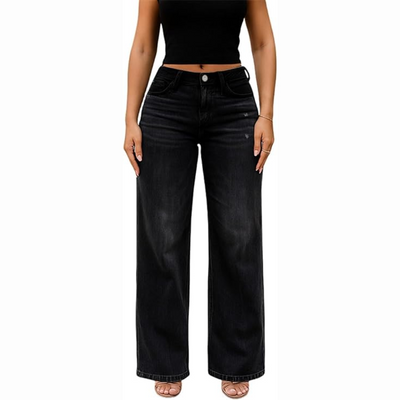 Breylen™ Wide-Leg Stretch Jeans