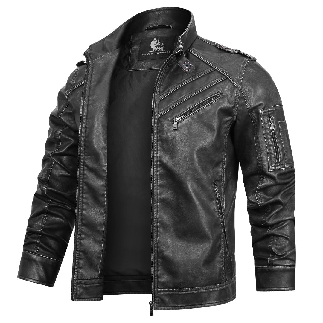 Mieczyslaw™ | Engine Edition PU Leather Biker Jacket