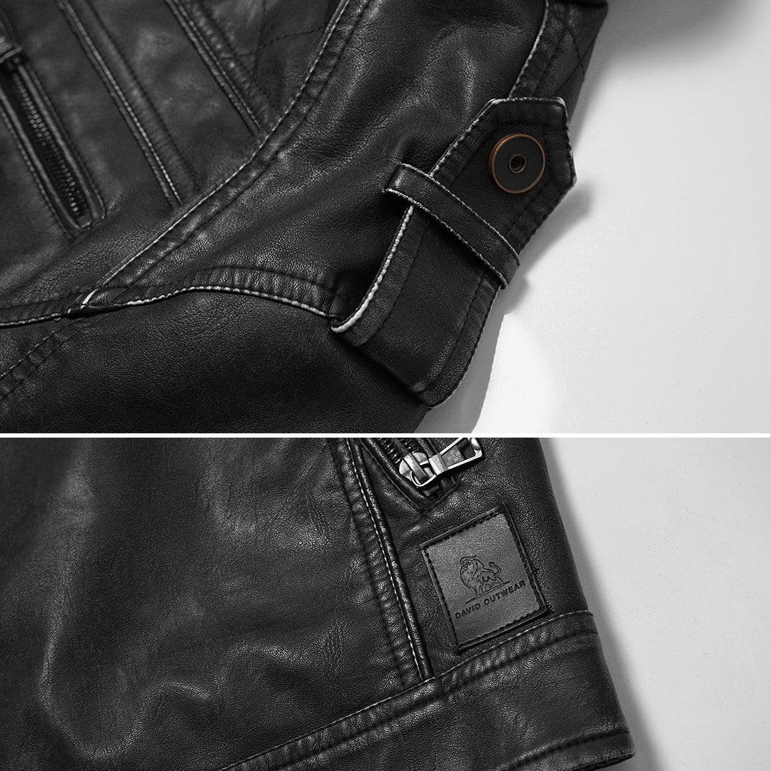 Mieczyslaw™ | Engine Edition PU Leather Biker Jacket
