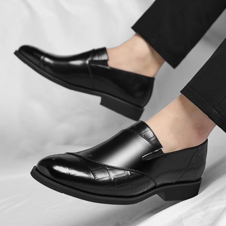 GleamStep™ Lurex Leather Loafers
