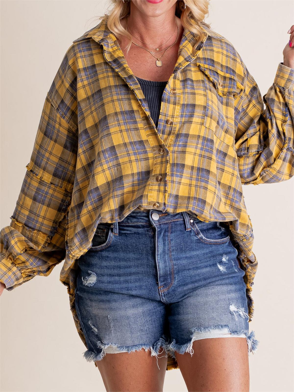 VintagePlaid™ Button-Down Shirt