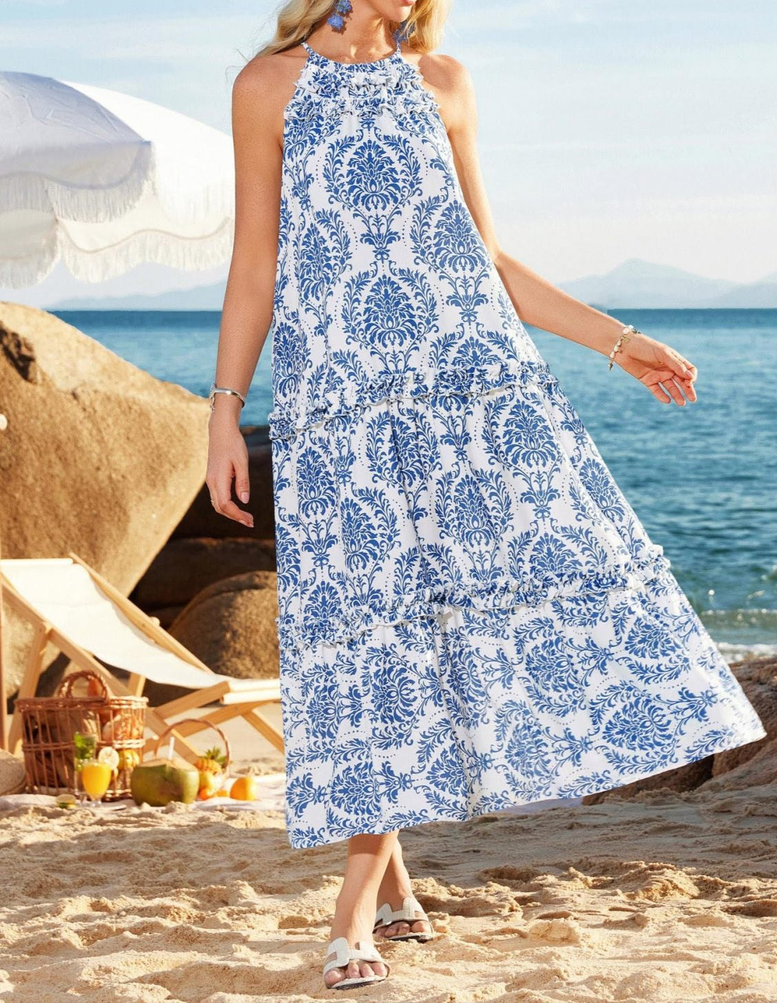 MarinaWave™ Maxi Dress