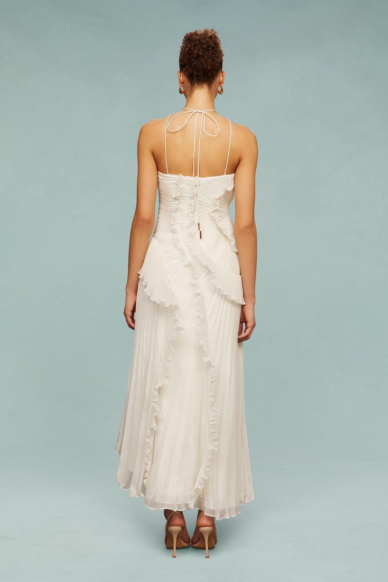 Marina – Ocean Whirlpool Maxi Dress