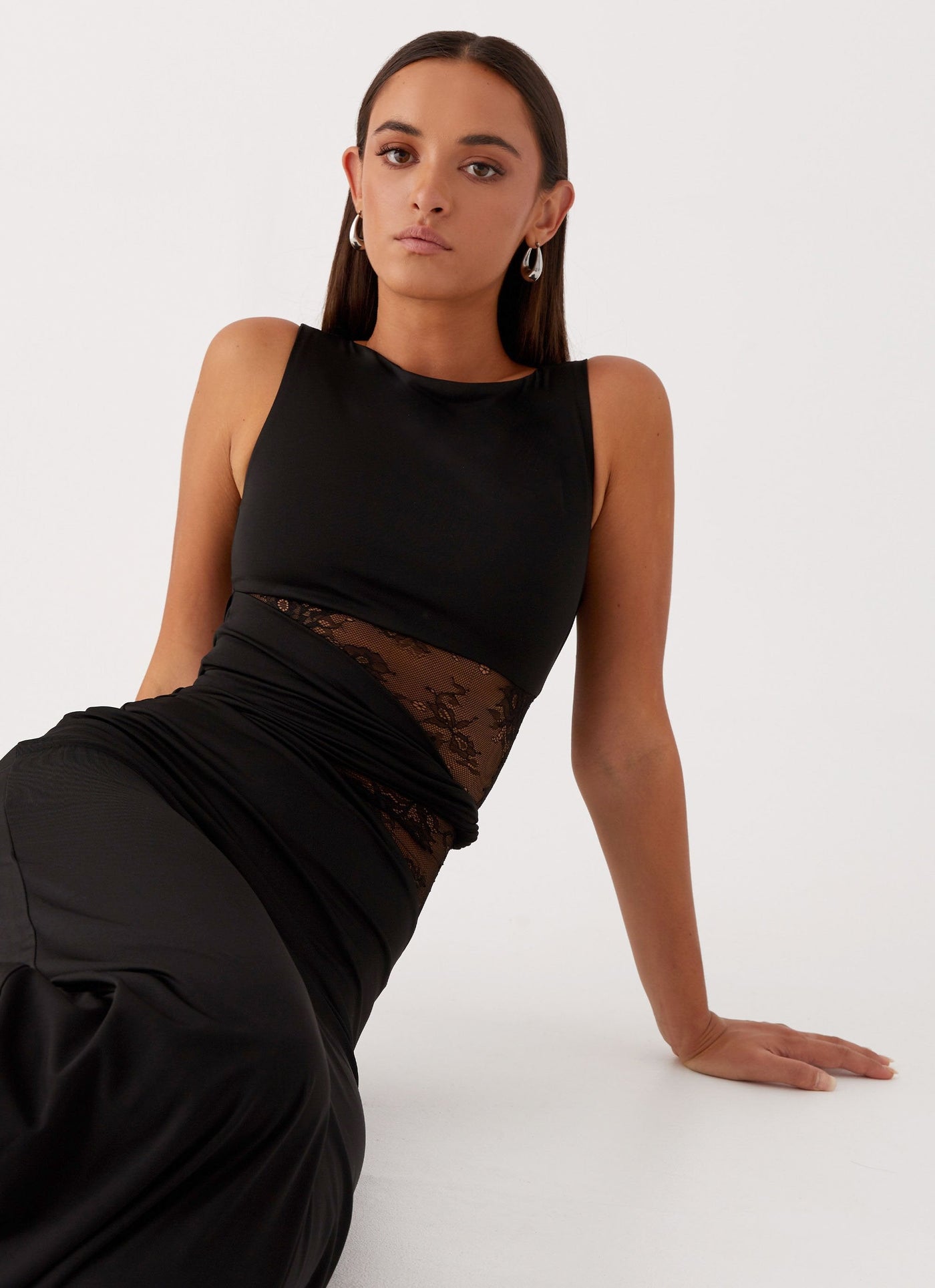 Leni™ | Figure-Flattering Maxi Dress with Cutouts