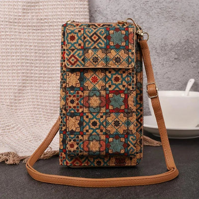 Julia - Boho floral crossbody wallet for women