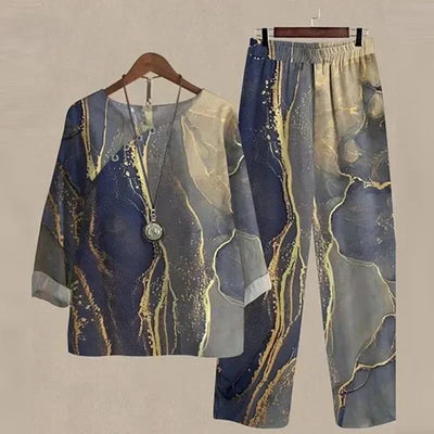 Evelyn Luxe™ – Chic Artisanal Co-ord Set