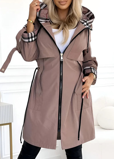 Naia™ – Adjustable Waist Trench Coat for Women