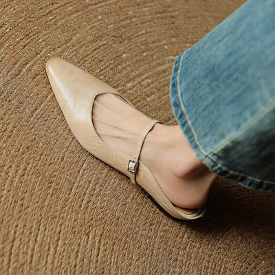 Veloria™ Luxe Leather Mules