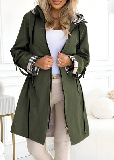 Naia™ – Adjustable Waist Trench Coat for Women