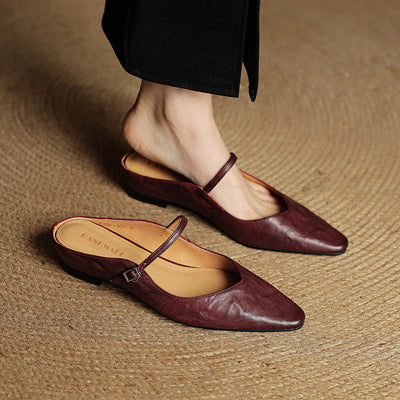 Orella Genuine Leather Mules