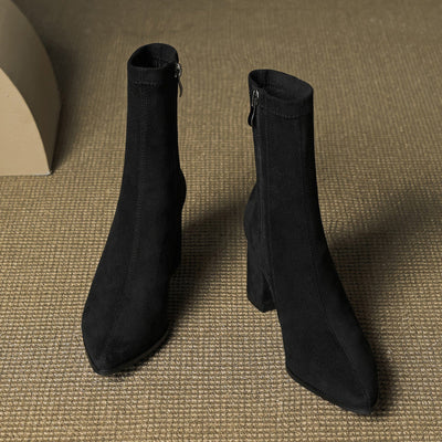 AloraLuxe™ – Genuine Suede Boots