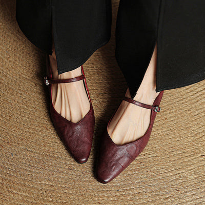 Veloria™ Luxe Leather Mules