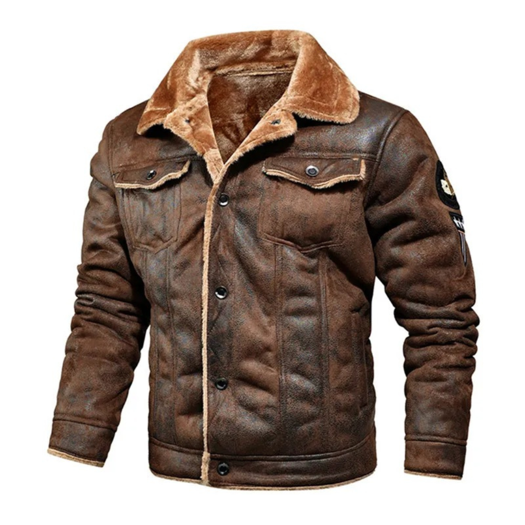 Dobromir™ | Warm & Versatile Leather Jacket