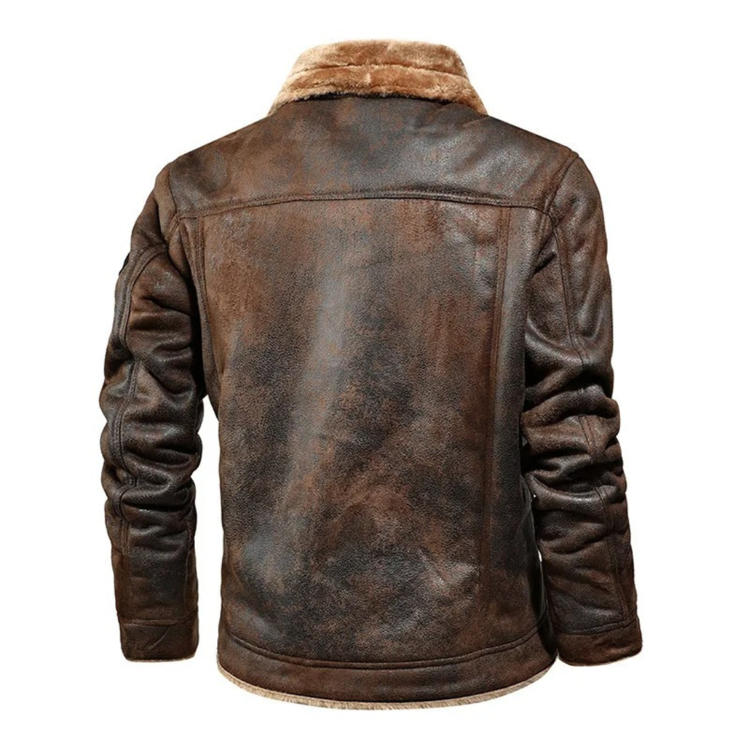 Dobromir™ | Warm & Versatile Leather Jacket