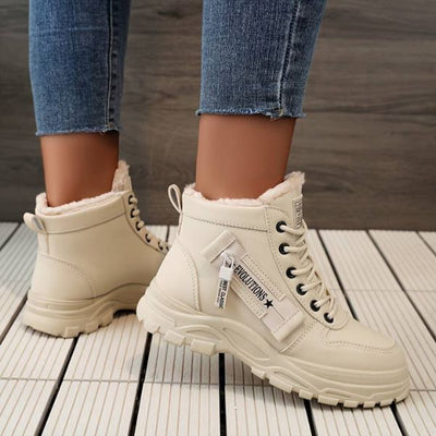 Nyra - Casual High-Top Ankle Sneakers