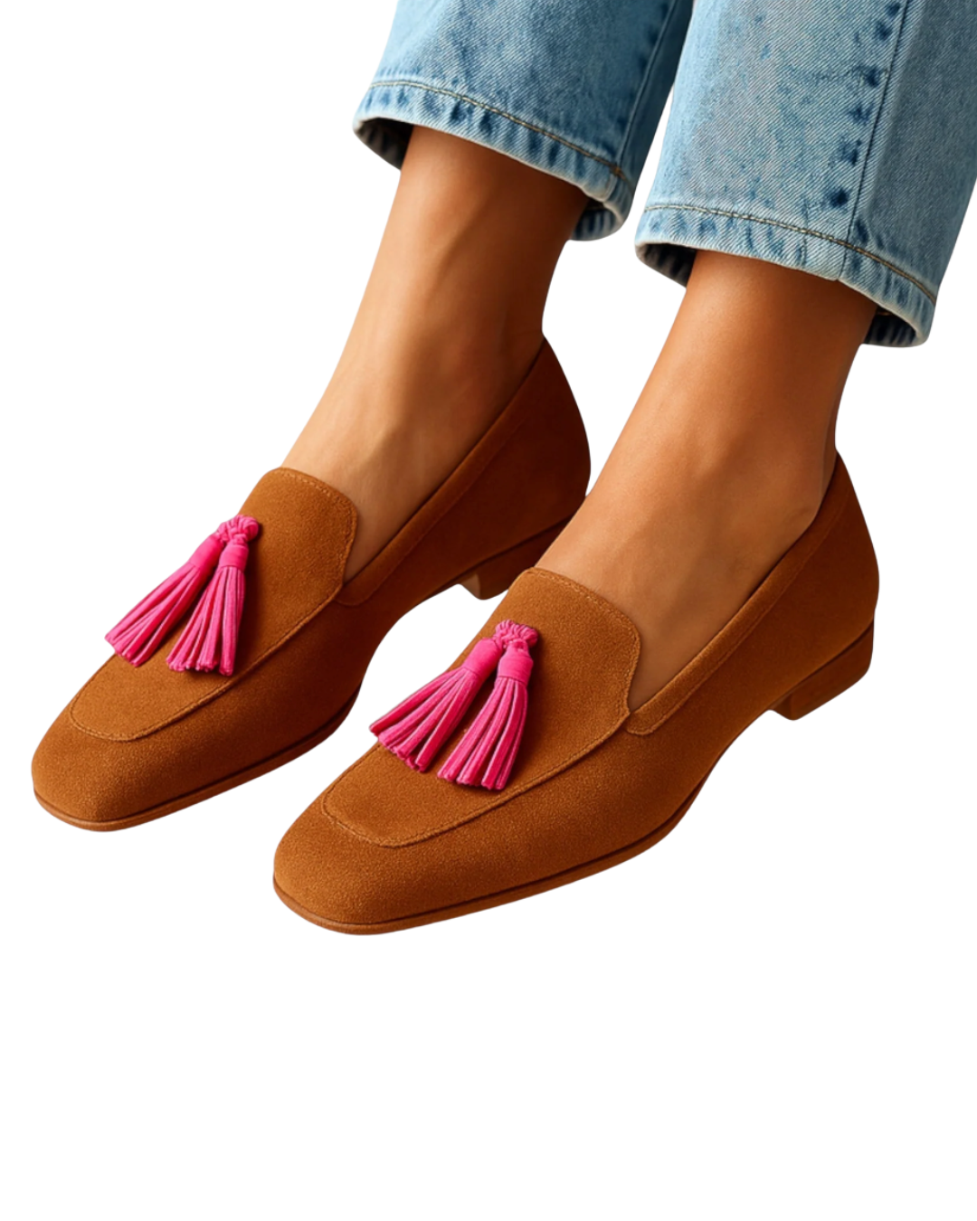 Afnan | Slip-On Fringe Shoes