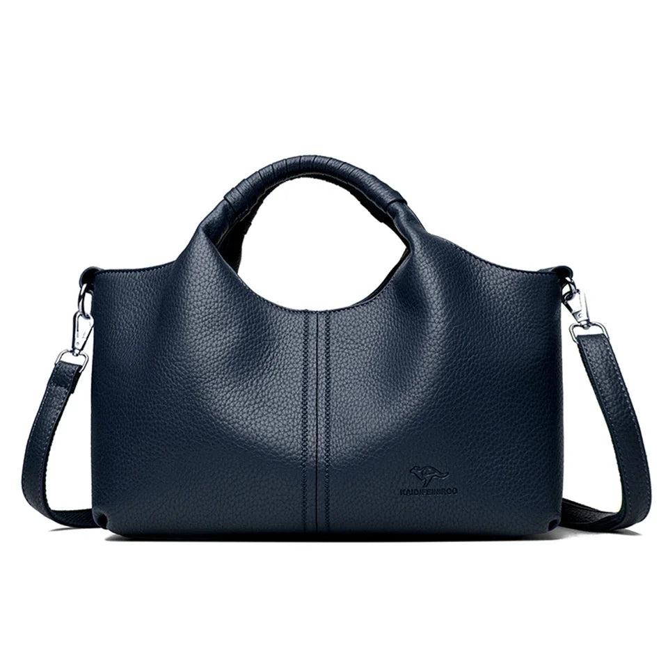 LuxeFlex™ Soft Leather Handbag