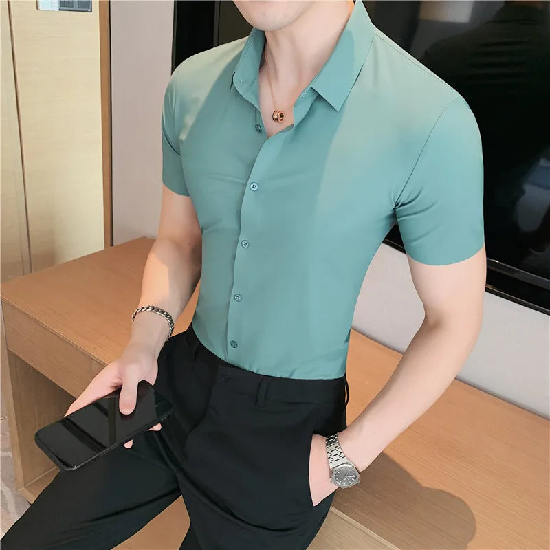 FlexForm™ | Men’s Ultra Stretch Seamless Long Sleeve Dress Shirt
