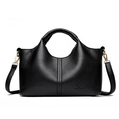LuxeFlex™ Soft Leather Handbag