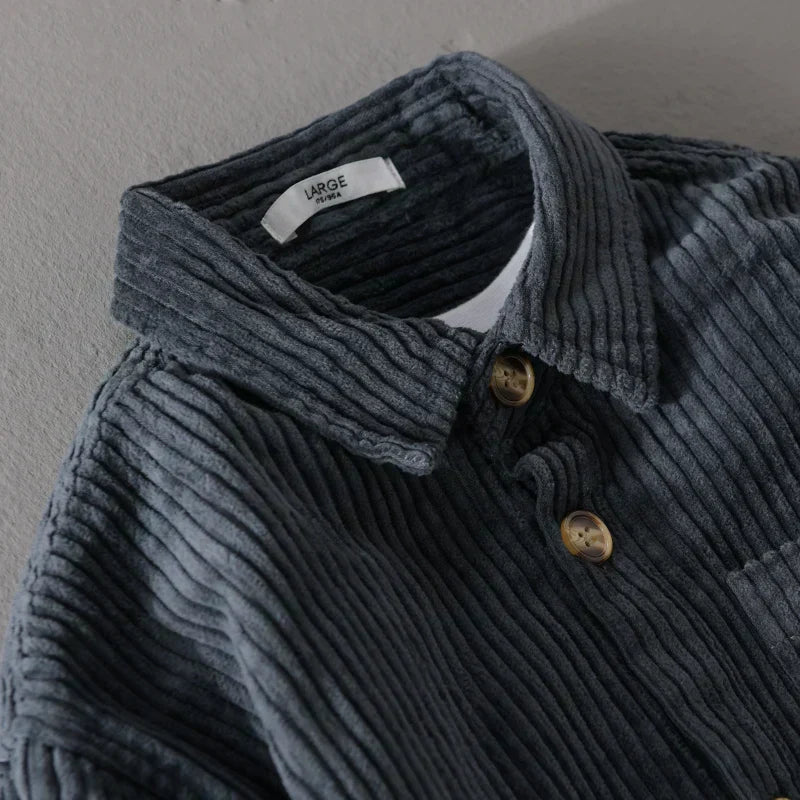 Rafael™ | Corduroy Button-Up Shirt