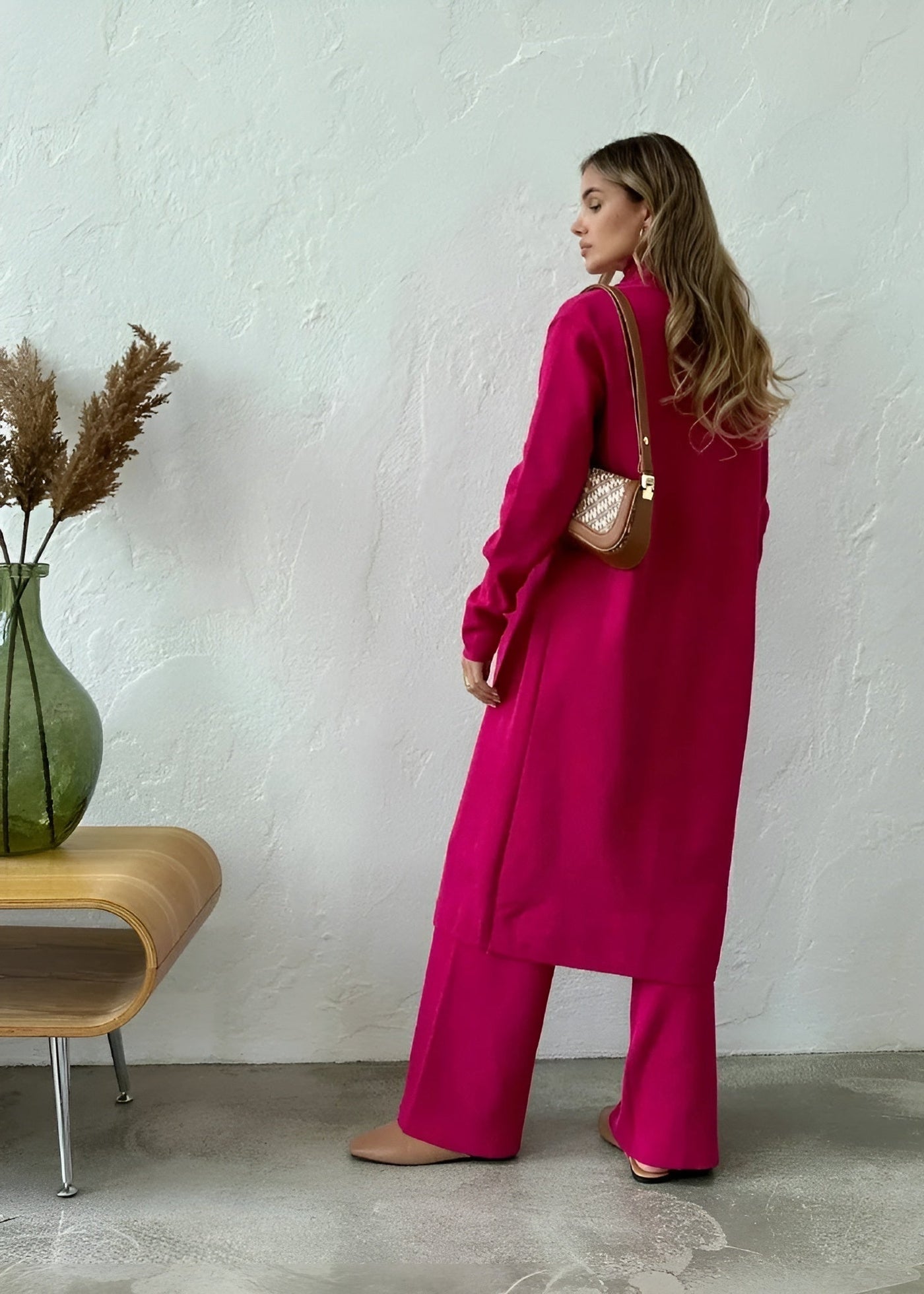 Bianca - Elegant Ribbed Knit 3-Piece Loungewear Set