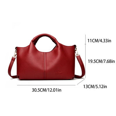 LuxeFlex™ Soft Leather Handbag