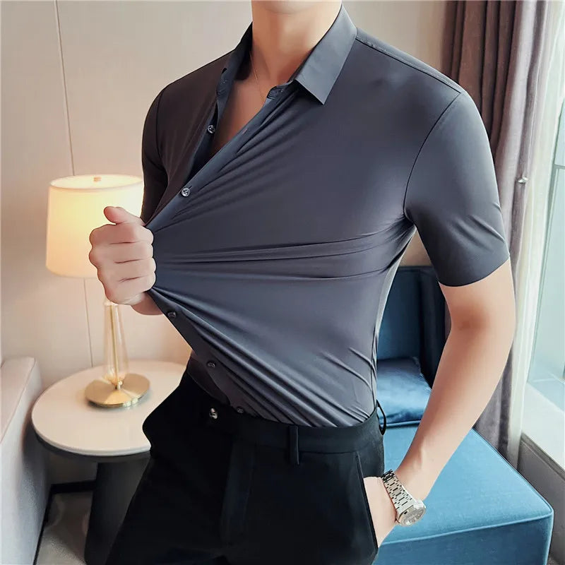 FlexForm™ | Men’s Ultra Stretch Seamless Long Sleeve Dress Shirt