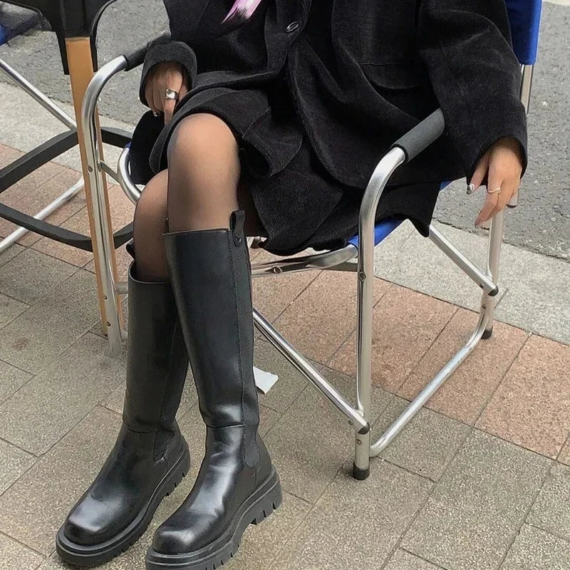 FurEase™ Women’s Knee-High Platform Boots