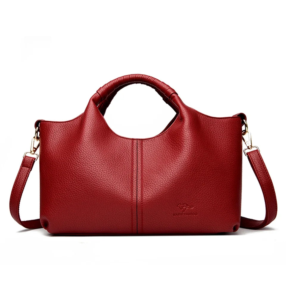 LuxeFlex™ Soft Leather Handbag