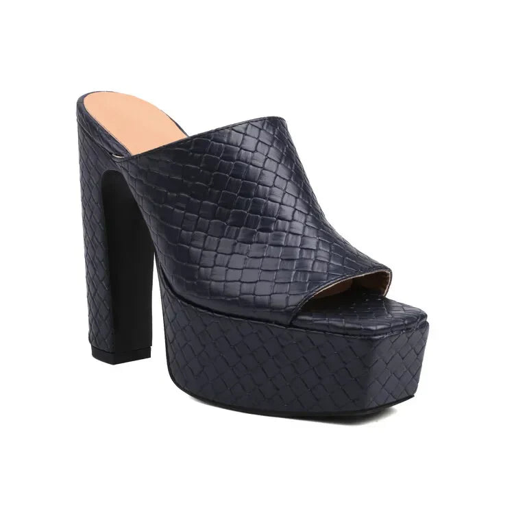 Brooke | Leather Platform Sandals