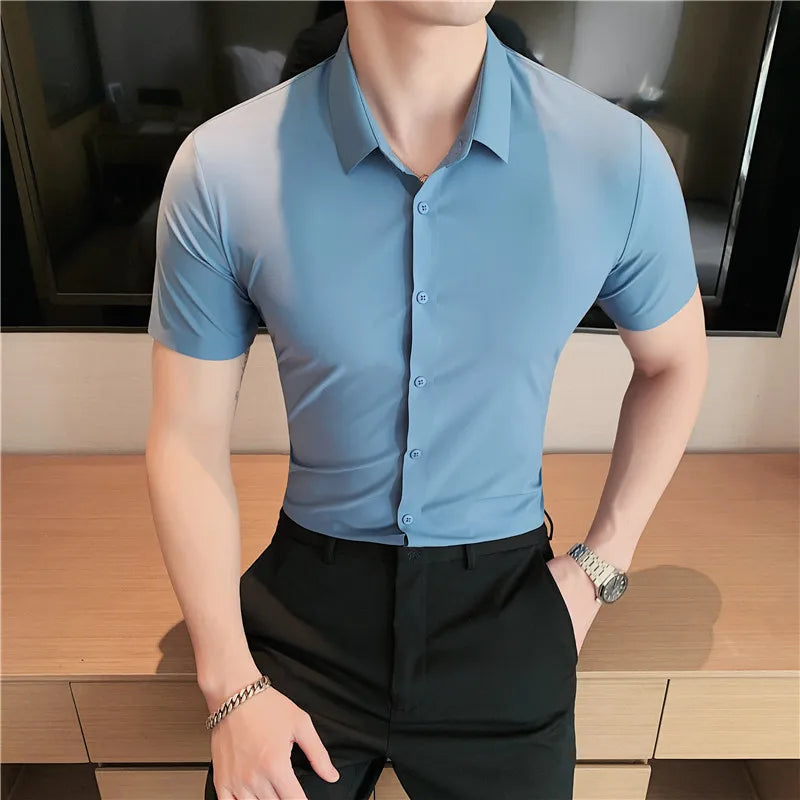 FlexForm™ | Men’s Ultra Stretch Seamless Long Sleeve Dress Shirt