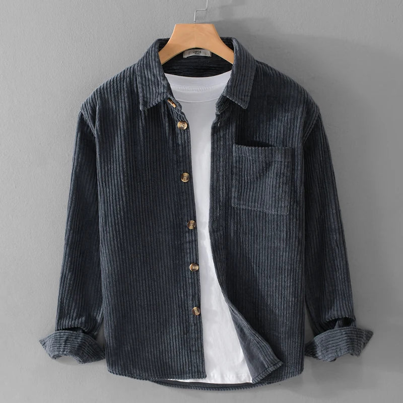 Rafael™ | Corduroy Button-Up Shirt