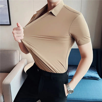FlexForm™ | Men’s Ultra Stretch Seamless Long Sleeve Dress Shirt