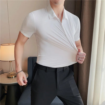 FlexForm™ | Men’s Ultra Stretch Seamless Long Sleeve Dress Shirt