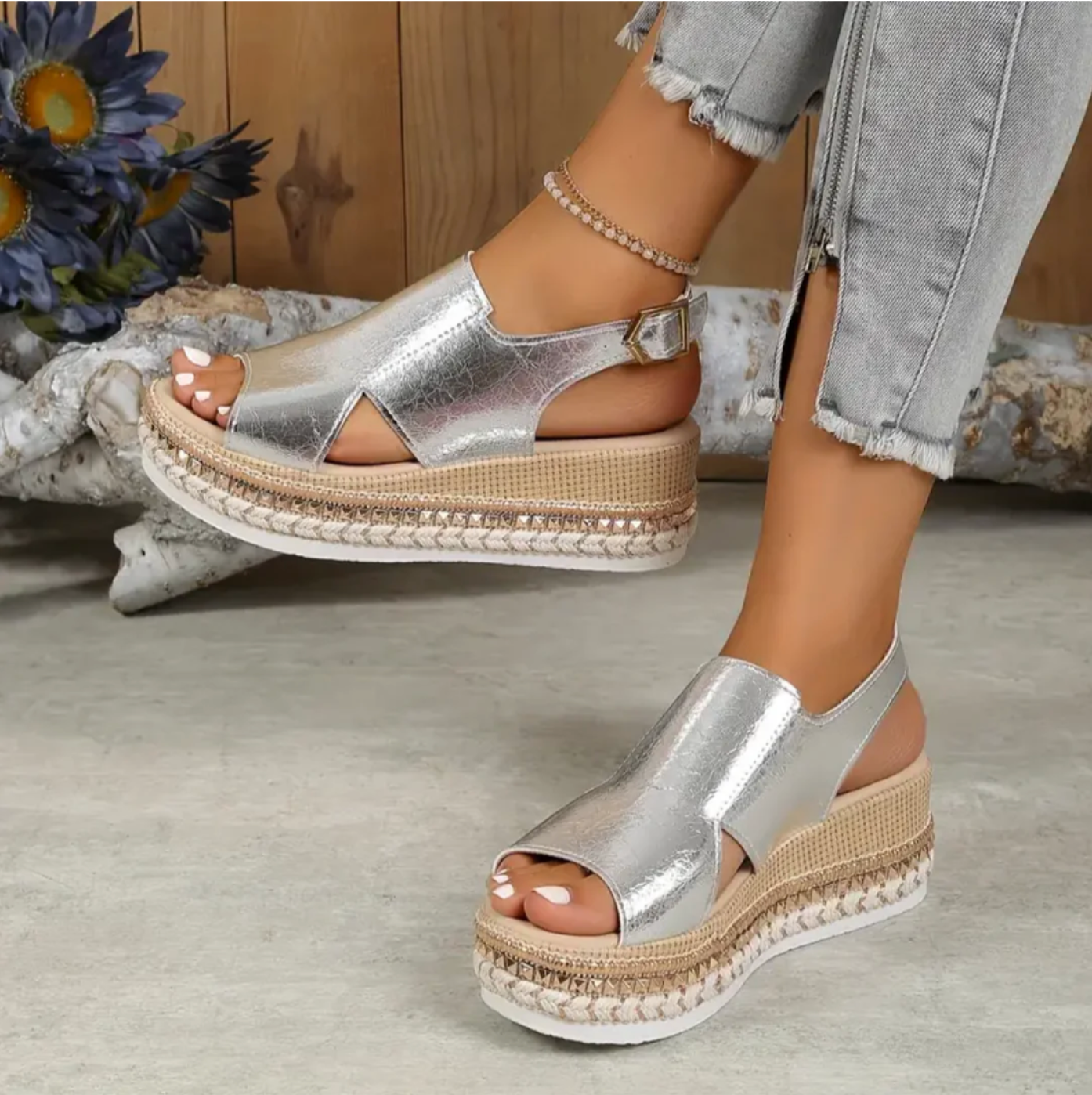 Blythe - Lightweight Wedge Orthopedic Sandals