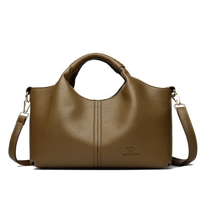 LuxeFlex™ Soft Leather Handbag