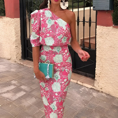 Émilie™ | Flowing Printed Maxi Dress