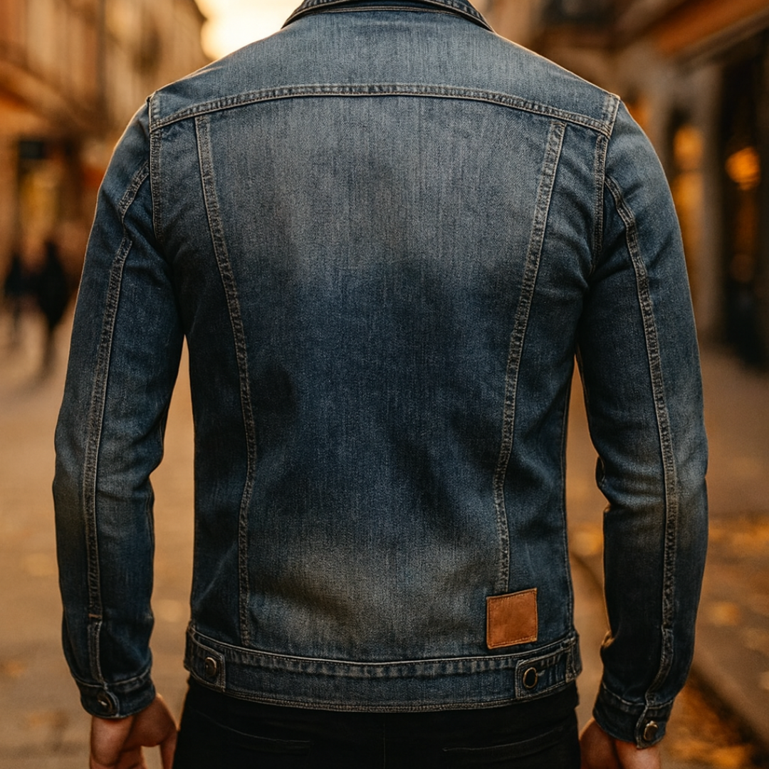 Radeko | Men’s Slim Fit Denim Jacket