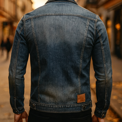 Radeko | Men’s Slim Fit Denim Jacket
